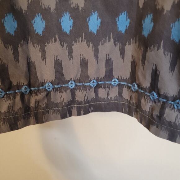 Esprit Gray and Blue Mini Skirt Vintage 90s - Picture 4 of 8